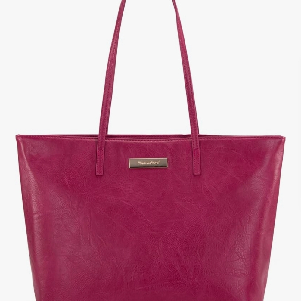 Fuchsia Women's Tote Bag - Stylish Everyday Shoulder Bag